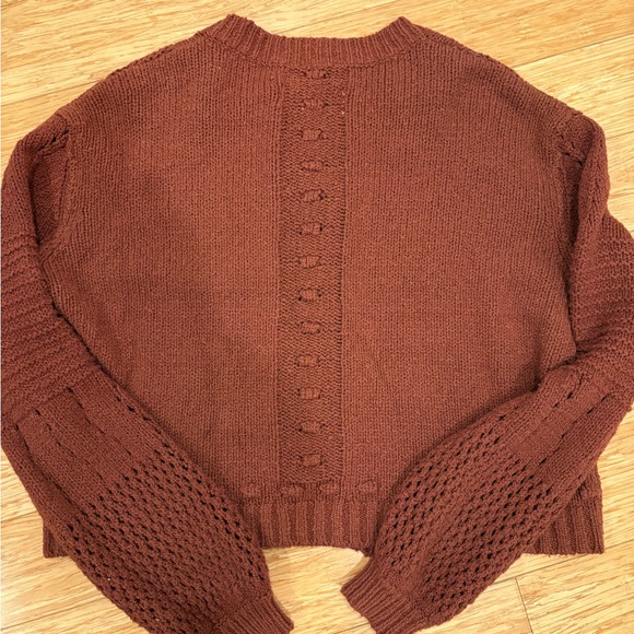 Pilcro Rust Cardigan Sweater - Picture 4 of 5